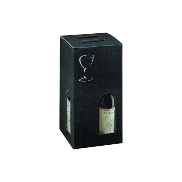 VALISETTE NOIRE IMPRESSION VERRE ARGENT – Image 4