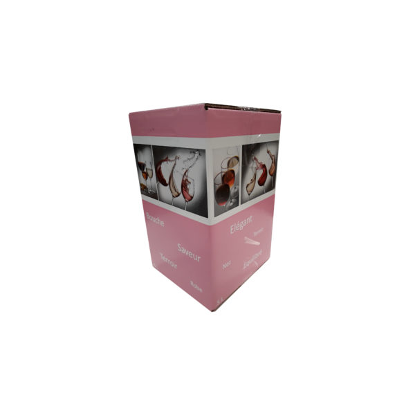 Carton BIB Verre Elegant 5L Rose