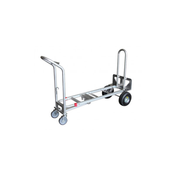 Chariot Aluminium en position 3