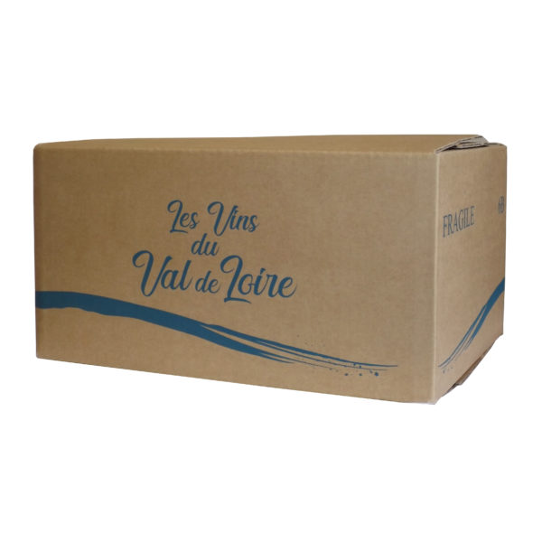 Carton 6 BSA écru impression Val de Loire