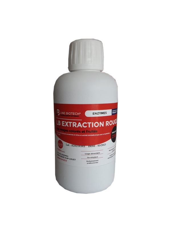 ENZYME LB EXTRACTION ROUGE LIQUIDE