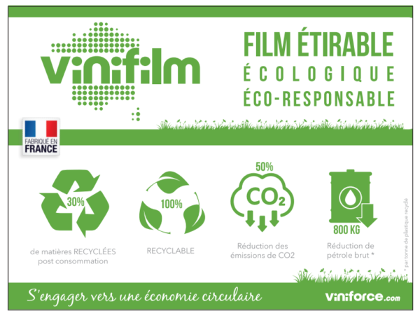 FILM ÉTIRABLE MANUEL 23µ ECOLOGIQUE – Image 2