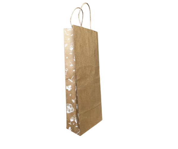 Sac kraft 1 bouteille