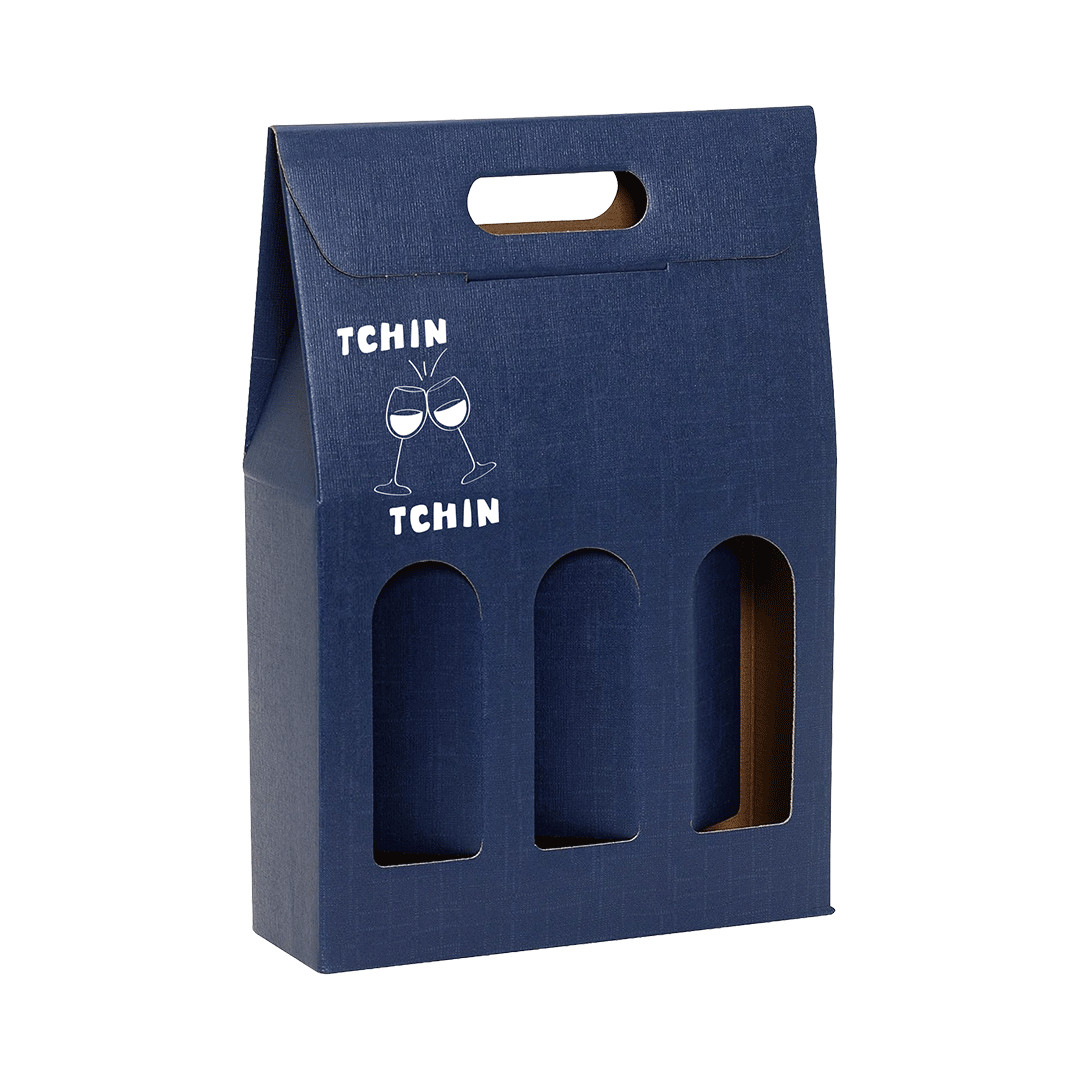 VALISETTE BLEUE IMPRESSION TCHIN-TCHIN