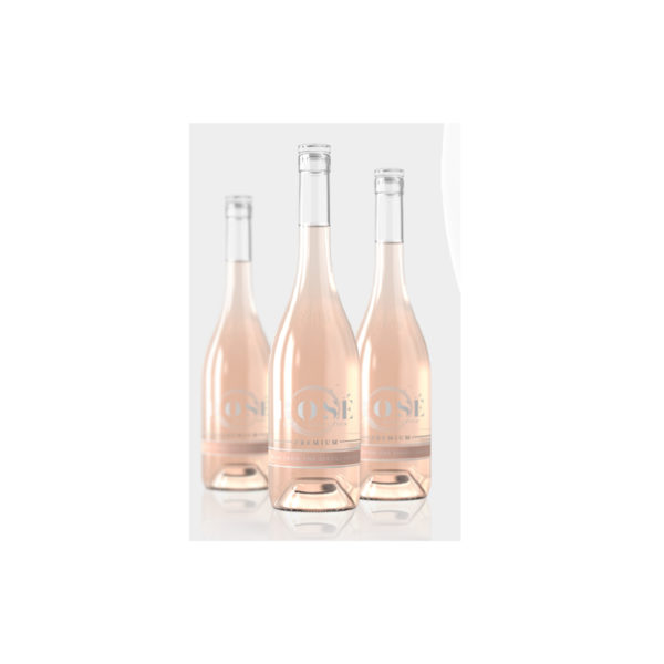 Bouteille Coeur de Rosé 75 cl blanche vinolok